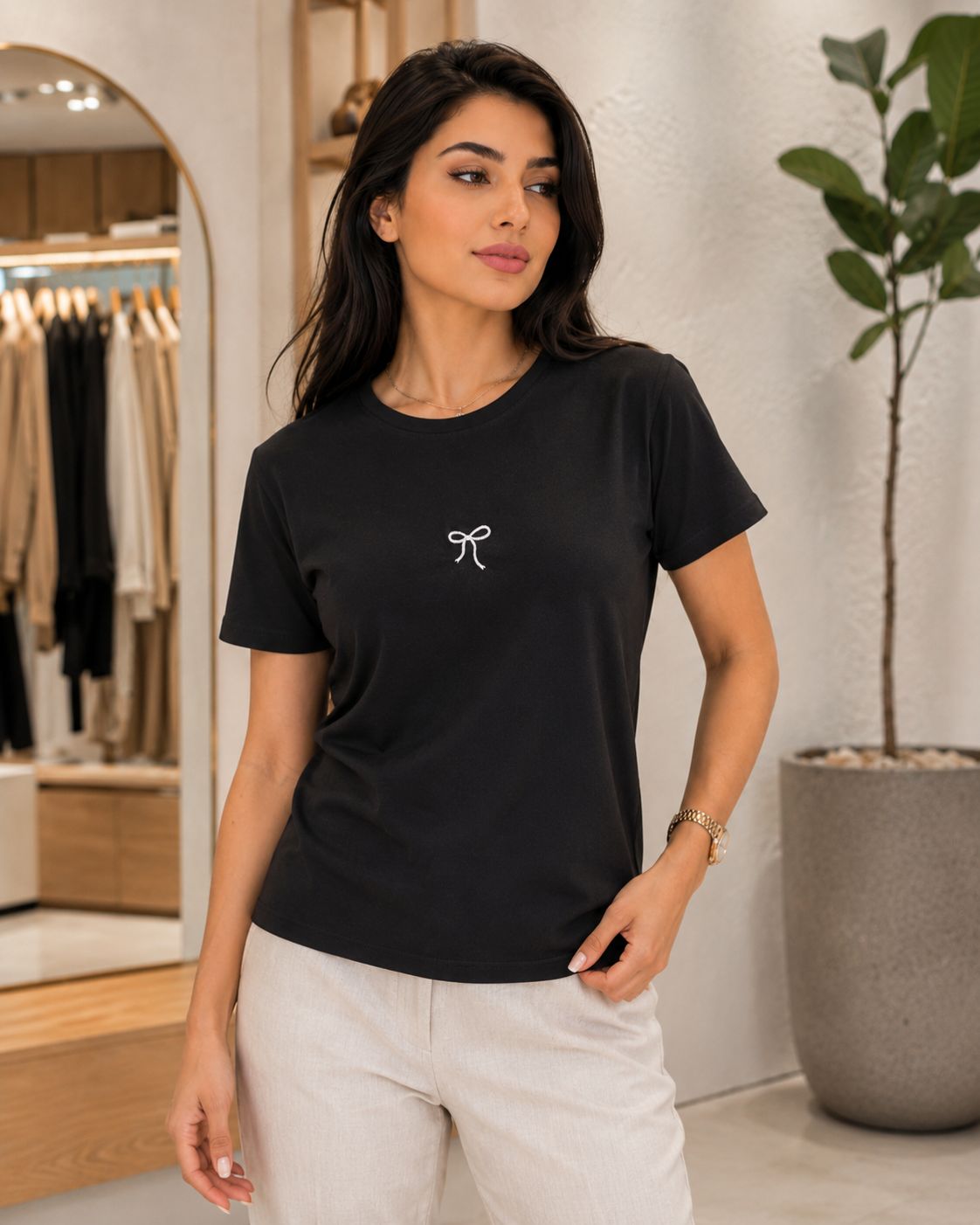 تی شرت گلدوزی  XL